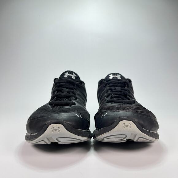 Under Armour Micro G Pulse II Black Running Shoes 111255147-001 Men’s Size 9.5E - Picture 2 of 11